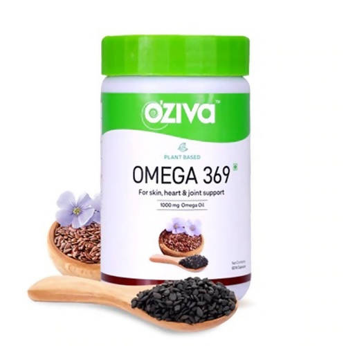 OZiva Plant Based Omega 369 - 60 Capsules image 1