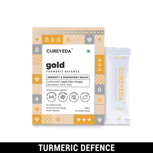 Cureveda Gold Turmeric Defense – Natural Wellness & Immune Boost Supplement image 1