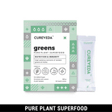 Cureveda Greens Superfood Powder – 360g | Vegan Plant-Based Nutrition Blend image 1