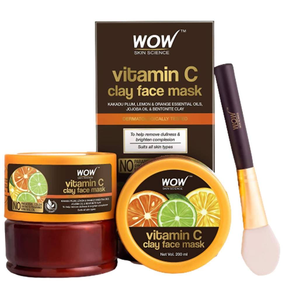 Wow Skin Science Vitamin C Glow Clay Face Mask - 200 ml image 1