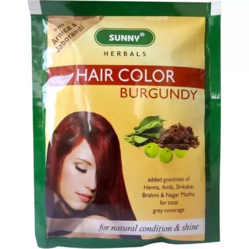 Bakson's Sunny Herbals Hair Color Burgundy image 1