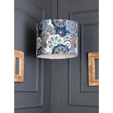 Blue Batik Print Round Hanging Shade image 2