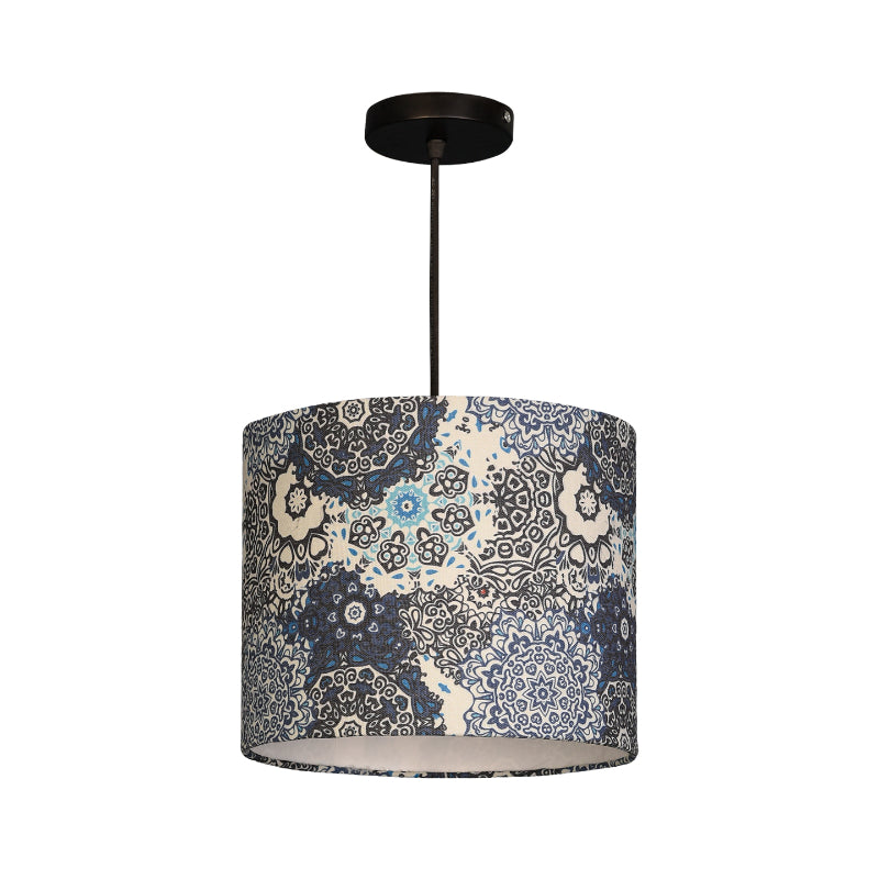 Blue Batik Print Hanging Shade image 4