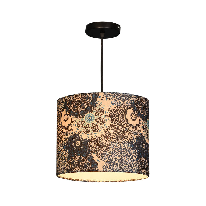 Blue Batik Print Hanging Shade image 3