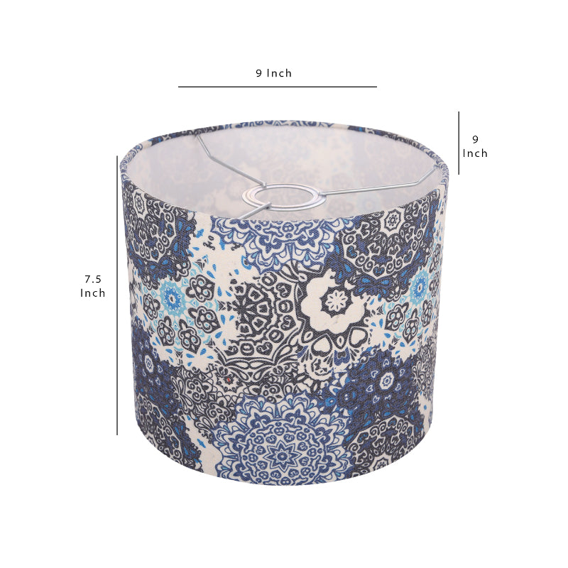 Blue Batik Print Hanging Shade image 5
