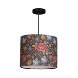 Black Floral Stitch Hanging Shade image 4