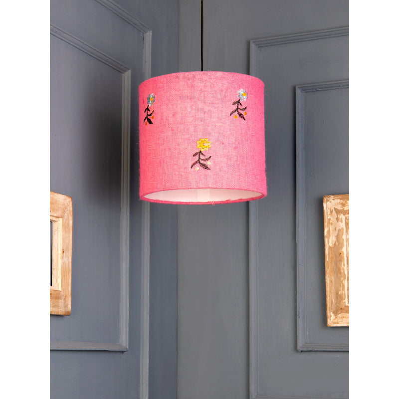 Embroided Flowers Hanging Shade image 2