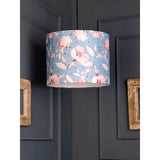 Turquoise Floral Round Hanging Shade image 2