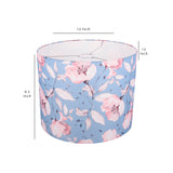 Turquoise Floral Round Hanging Shade image 5