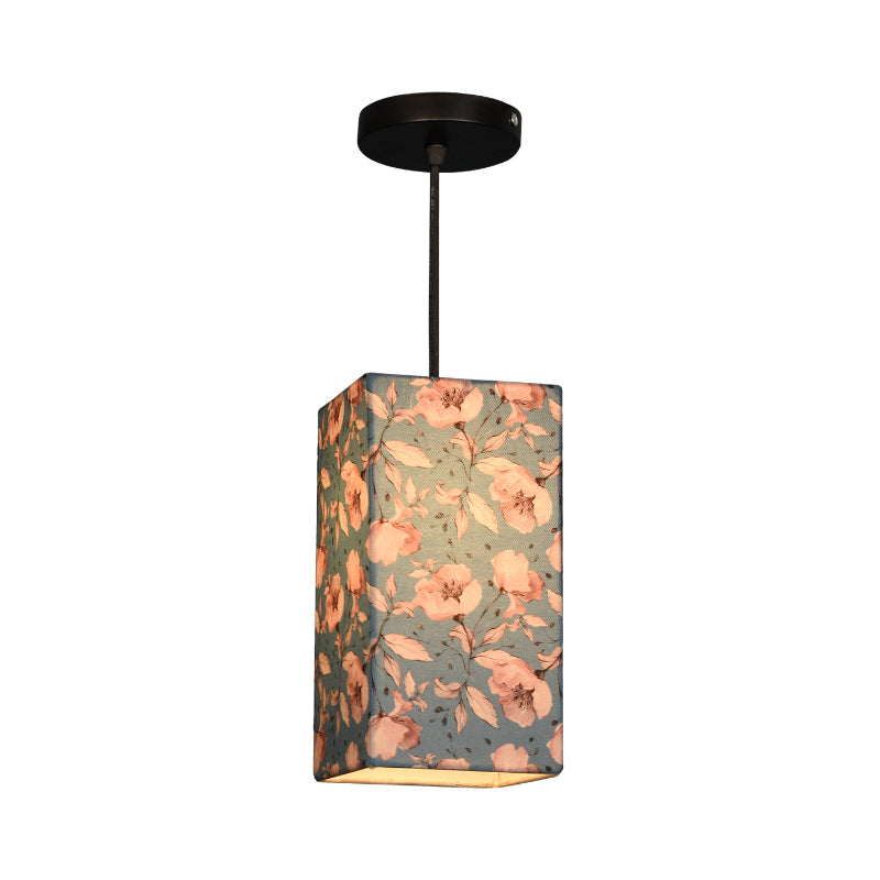 Turquoise Floral Hanging Shade image 4