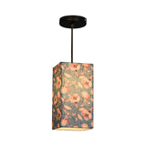 Turquoise Floral Hanging Shade image 4