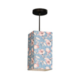 Turquoise Floral Hanging Shade image 3
