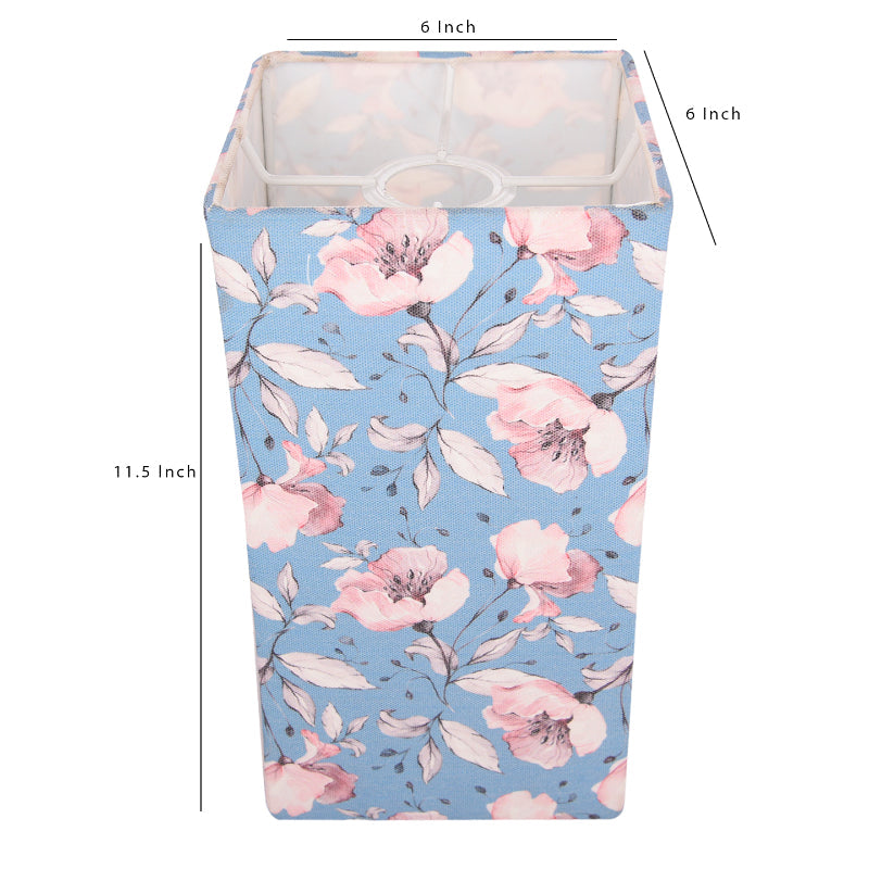 Turquoise Floral Hanging Shade image 5