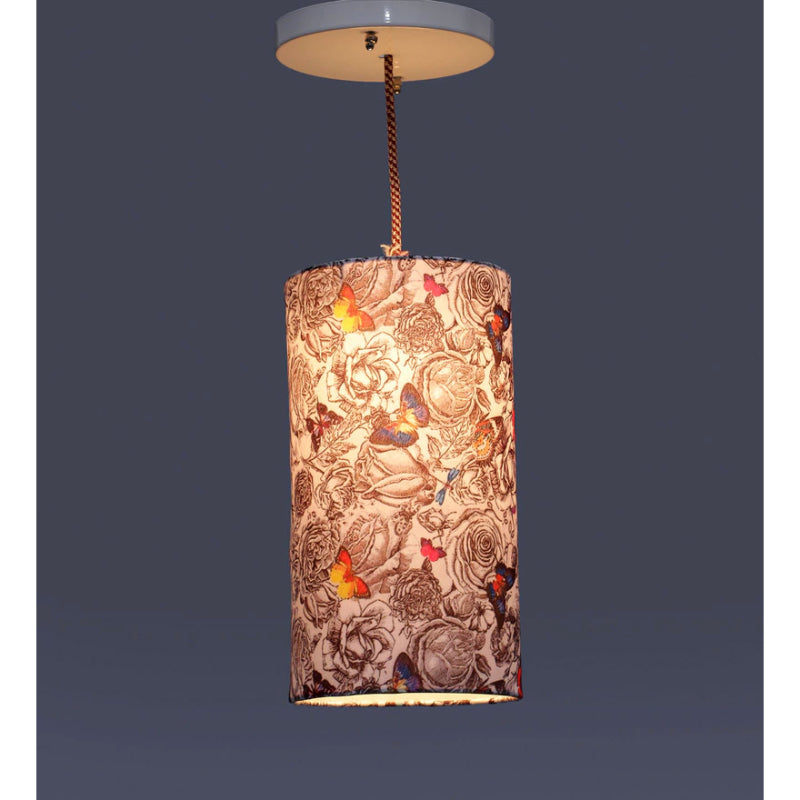 Butterfly Cylindrical Hanging Shade image 5