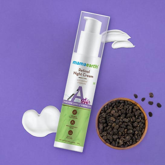 Mamaearth Retinol Night Cream with Retinol & Bakuchi - 50 gms image 3