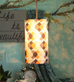 Raindrops Cylindrical Hanging Shade image 1