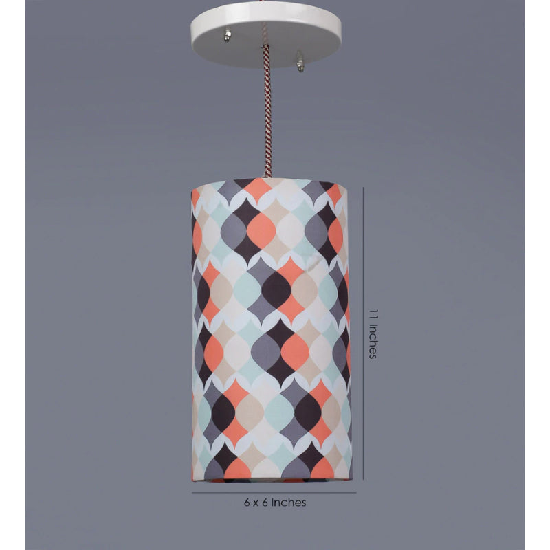Raindrops Cylindrical Hanging Shade image 4