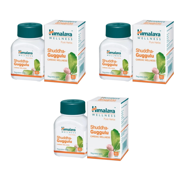 Himalaya Wellness Shuddha Guggulu Regulates Lipids - 60 tabs image 2