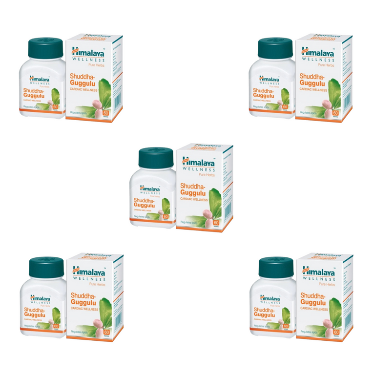 Himalaya Wellness Shuddha Guggulu Regulates Lipids - 60 tabs image 3