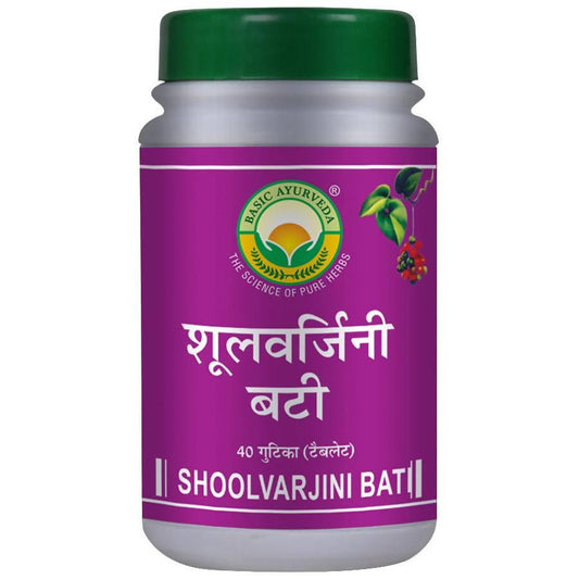 Basic Ayurveda Shoolvarjini Bati - 40 Tablets image 1