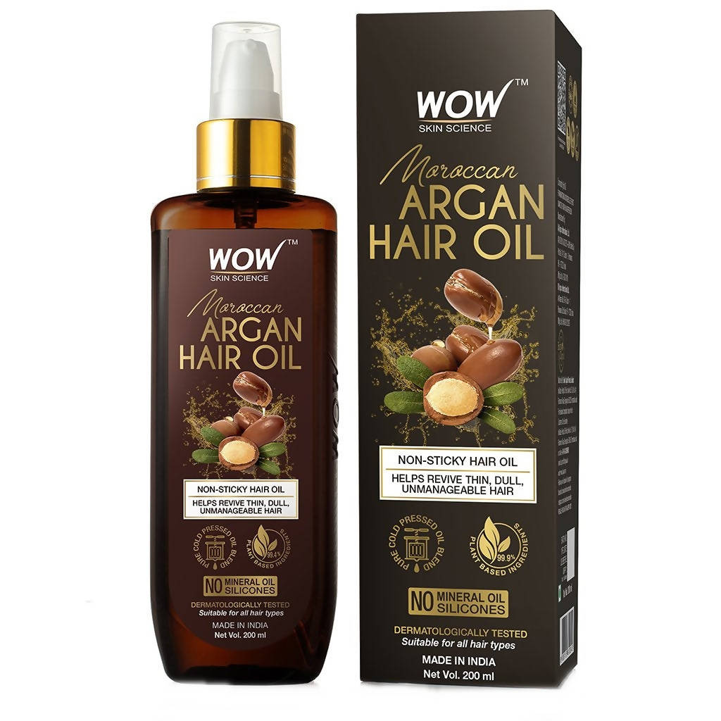 Wow Skin Science Moroccan Argan Hair Oil image 1