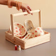 Floral Rakhi Hamper Basket image 1