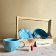 Azure Sky Bliss Rakhi Hamper Basket image 1