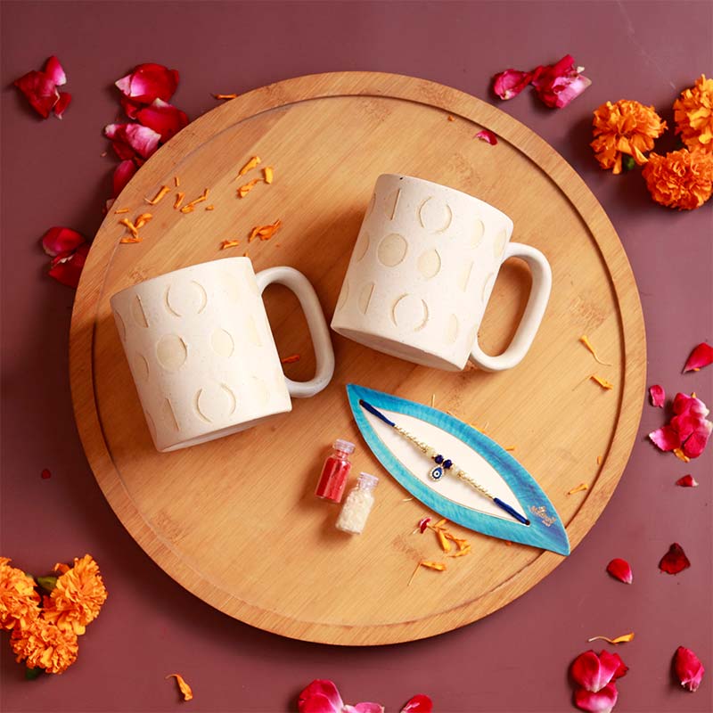 Phases of Moon Rakhi Hamper Basket image 2