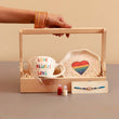 Love Always Wins Rakhi Hamper Basket image 1