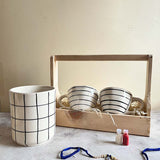 Monochrome Magic Rakhi Hamper Basket image 1