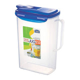 Aqua Plastic Water Jug With Flip Top Lid| 2 Liters image 2