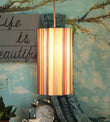 Colorful Stripes Cylindrical Hanging Shade image 1