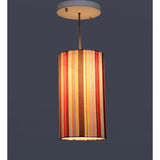 Colorful Stripes Cylindrical Hanging Shade image 3