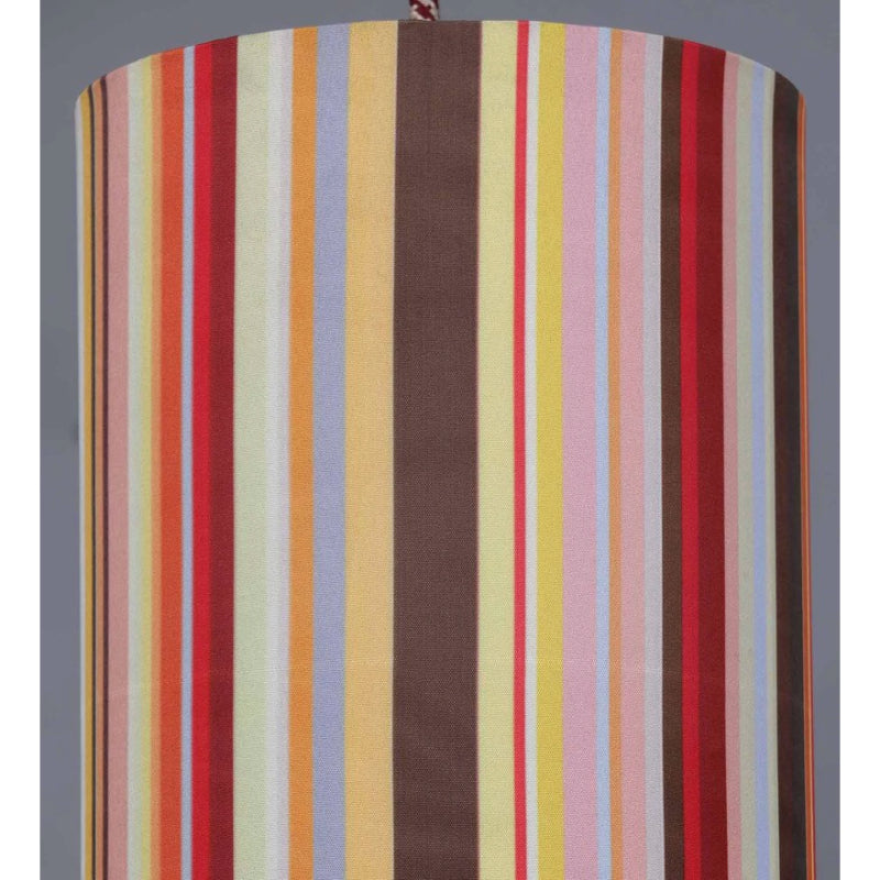 Colorful Stripes Cylindrical Hanging Shade image 4