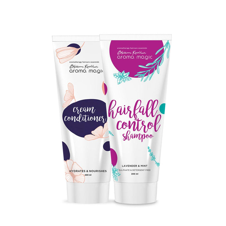 Blossom Kochhar Aroma Magic Hair Fall (Shampoo & Cream Conditioner) Control Combo - 400 ml image 1