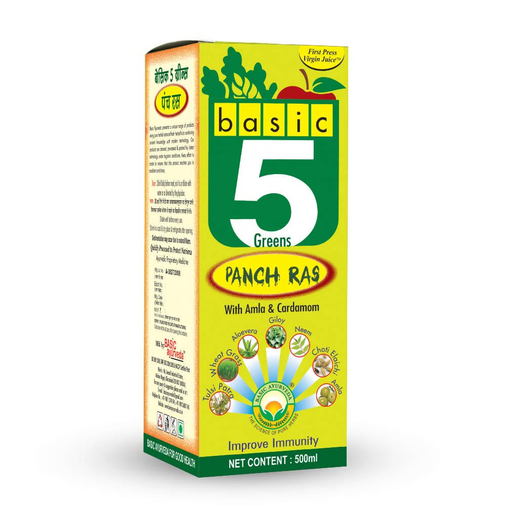 Basic Ayurveda Basic 5 Green Panch Ras - 500 ml image 3