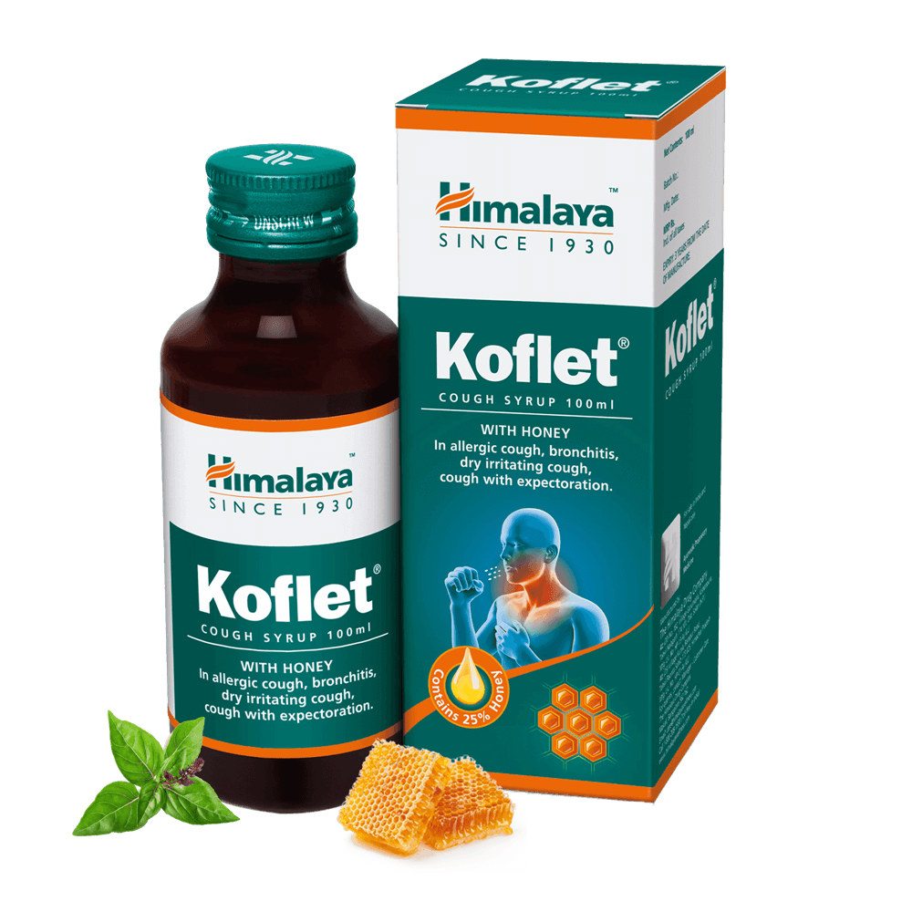 Himalaya Herbals - Koflet Cough Syrup 100ml image 1
