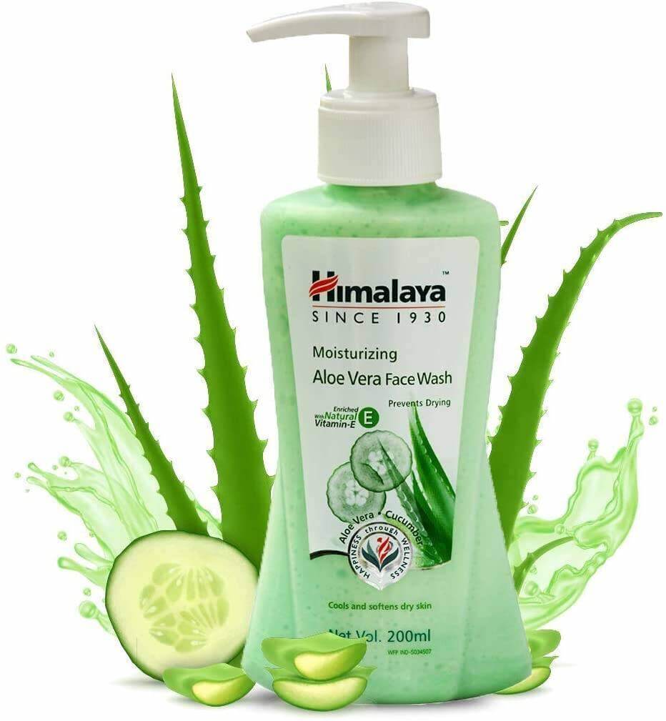 Himalaya Moisturizing Aloe Vera Face Wash image 3