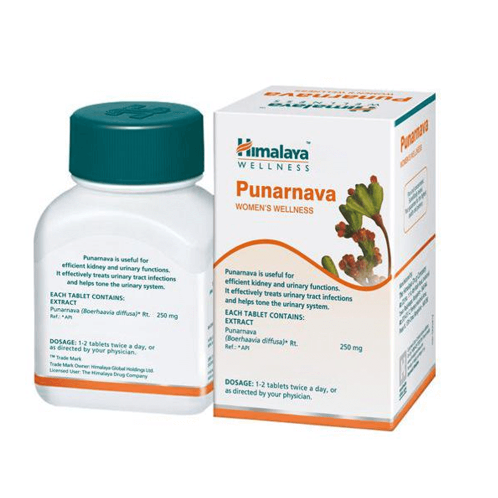 Himalaya Pure Herbs Punarnava Urinary Wellness - 60tabs image 2