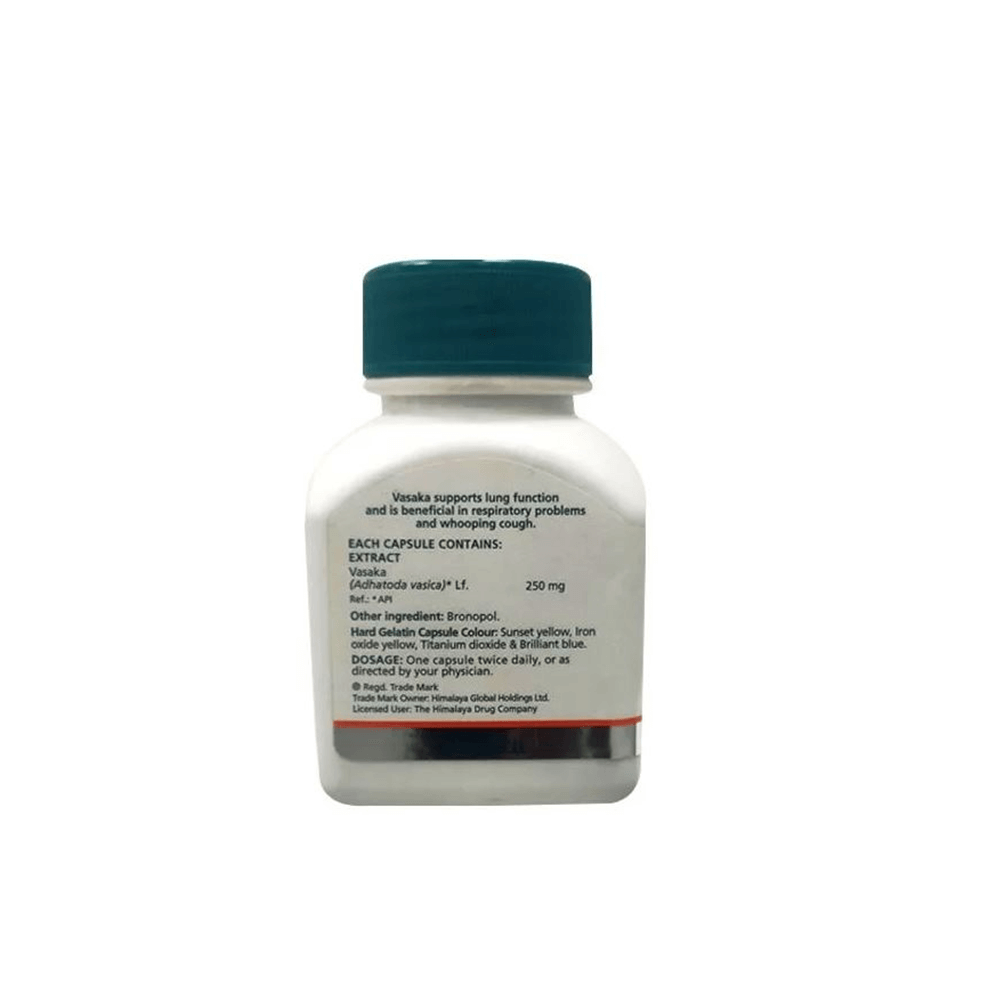 Himalaya Herbals Vasaka Respiratory Wellness 60 tabs image 4