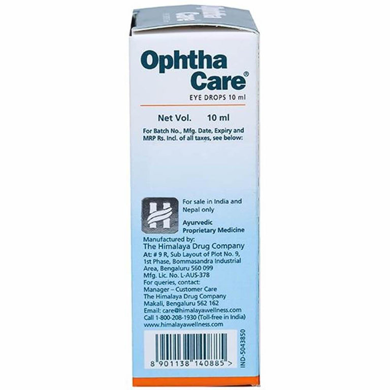 Himalaya Ophthacare Eye Drops, Herbal Eye Care Liquid with Damask Rose & Honey, 10 ml image 3