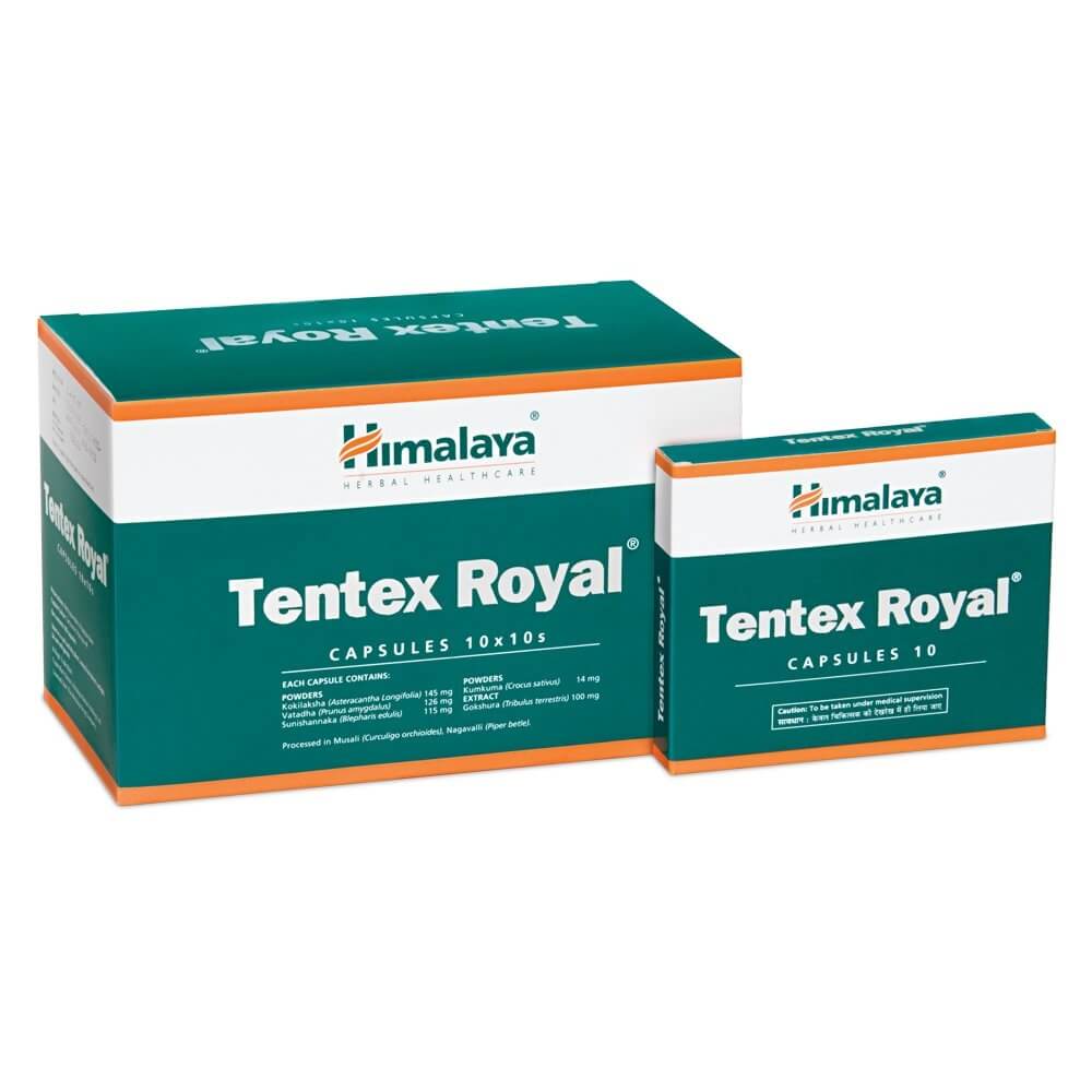 Himalaya Tentex Royal Capsules Ayurvedic Herbal Supplement image 1