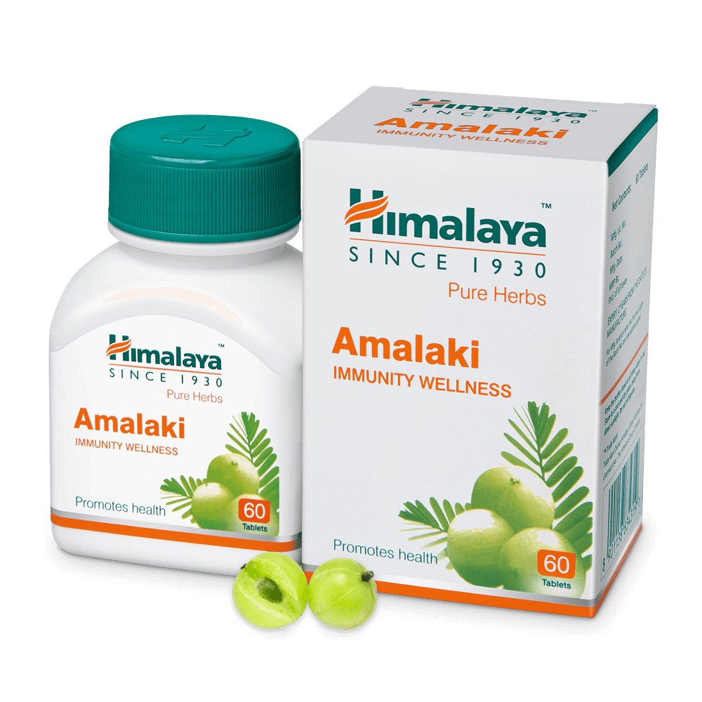 Himalaya Wellness Pure Herbs Amalaki Immunity Wellness 60tabs image 1
