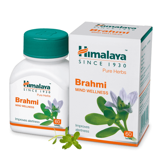Himalaya Pure Herbs Brahmi Mind Wellness 60tabs image 1