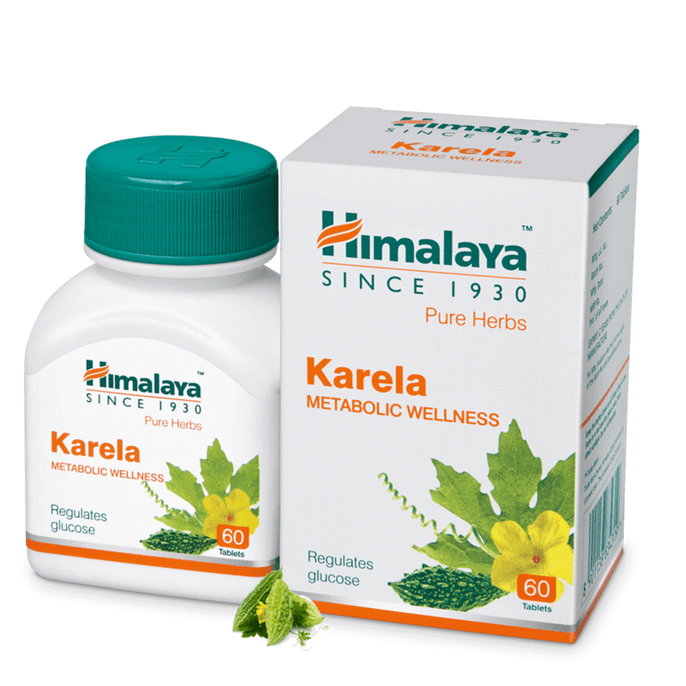 Himalaya Wellness Pure Herbs Karela Metabolic Wellness Tablets - 60 tabs image 1