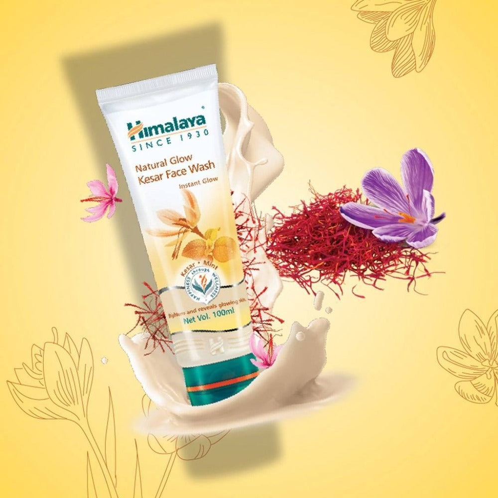 Himalaya Natural Glow Kesar Face Wash image 5