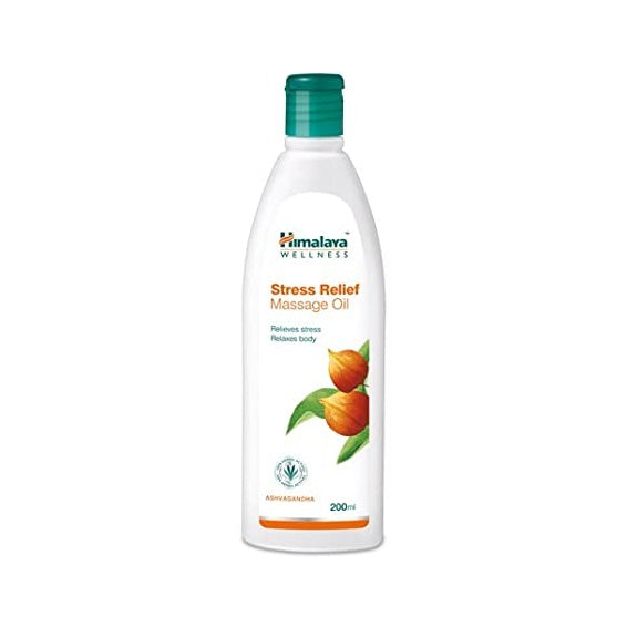 Himalaya Stress Relief Massage Oil - 200 ml image 1