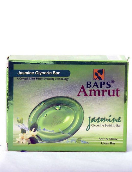 Baps Amrut Jasmine Glycerin Bathing Bar - 75 gms image 1