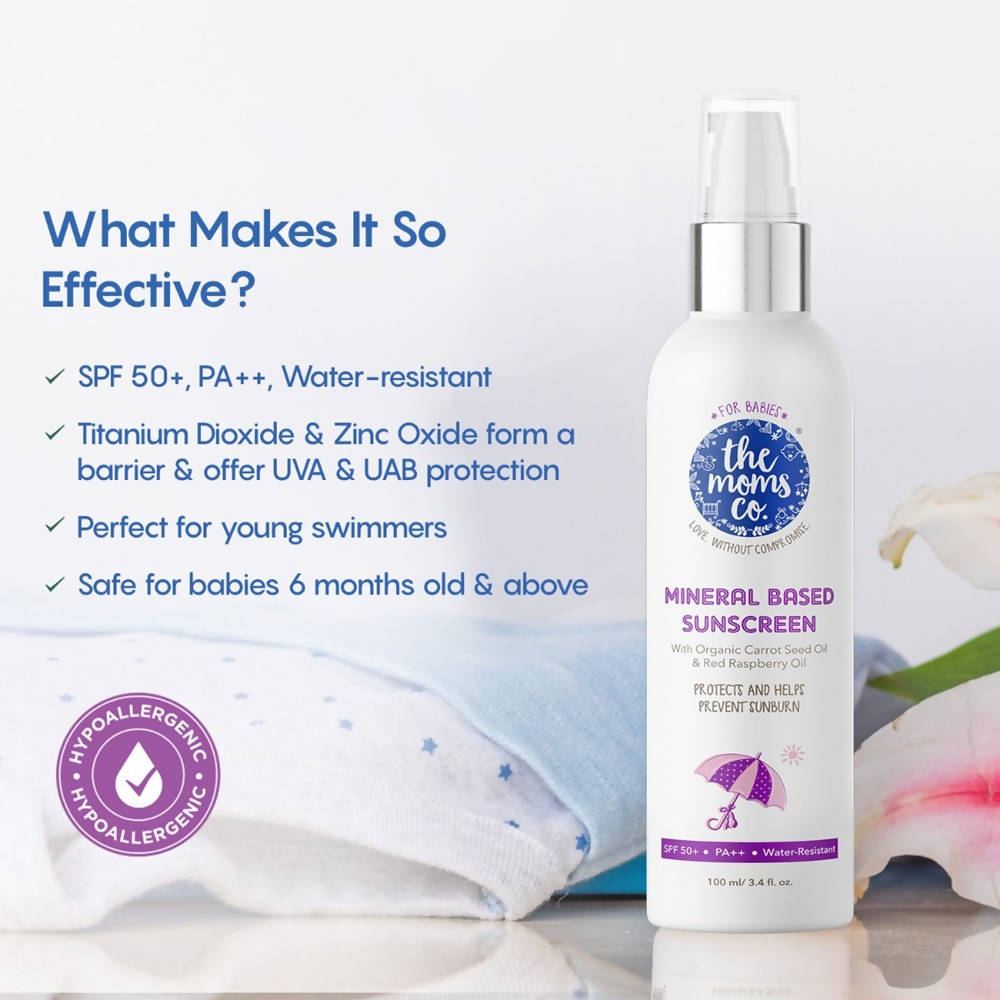 The Moms Co Mineral Based Sunscreen For Babies image 7