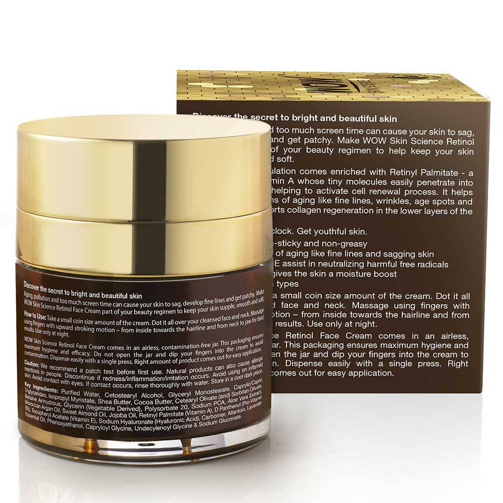 Wow Skin Science Retinol Face Cream - 50 ml image 3